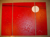 COMPOSITION (triptyque) AST 100x30 100x61 100x30cm